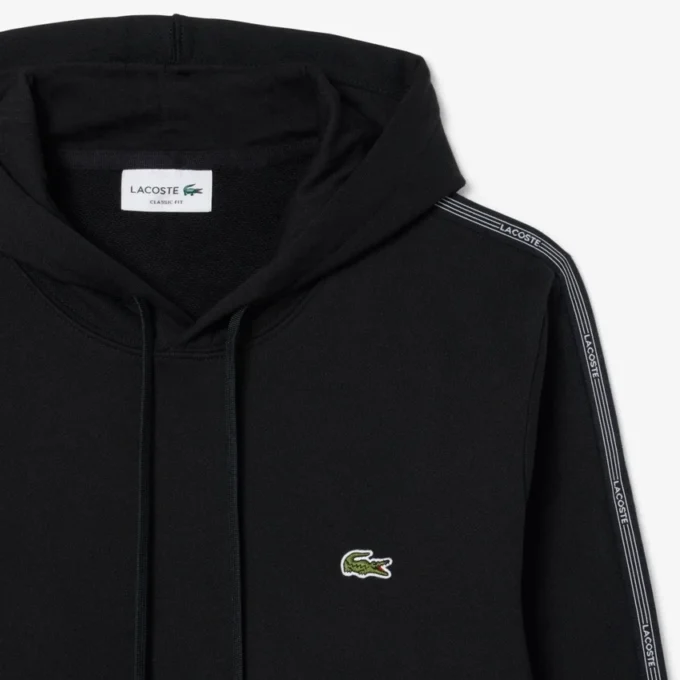 Hoodie mit Reißverschluss und Logo-Streifen Hoodie mit Reißverschluss und Logo-Streifen