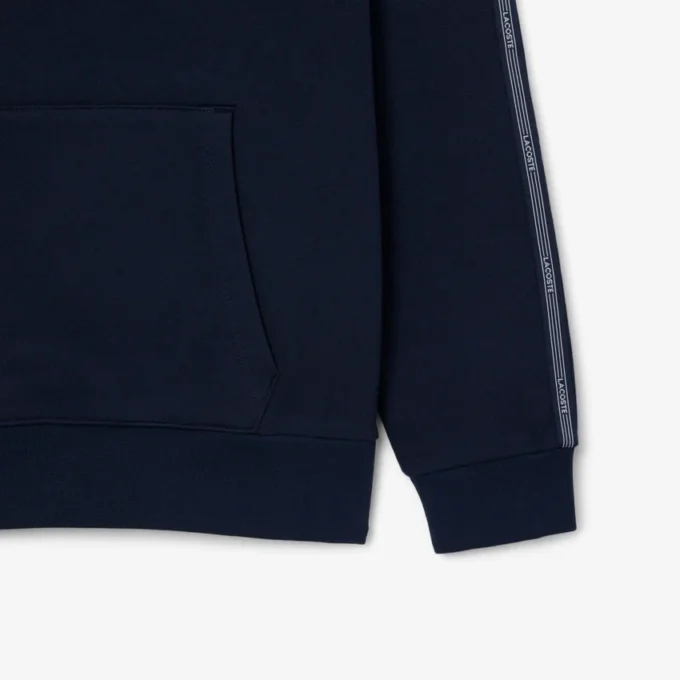 Hoodie mit Reißverschluss und Logo-Streifen Hoodie mit Reißverschluss und Logo-Streifen