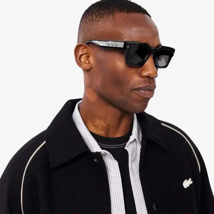 Icons Acetat-Brille in rechteckiger Form