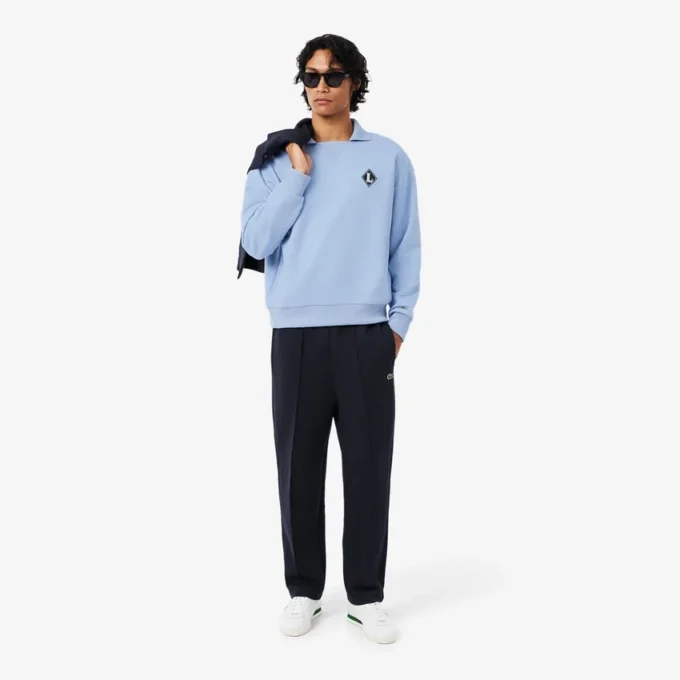 In Frankreich hergestelltes Sweatshirt mit Polokragen In Frankreich hergestelltes Sweatshirt mit Polokragen