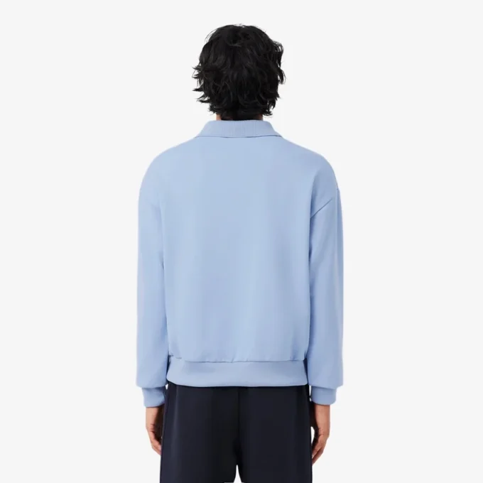 In Frankreich hergestelltes Sweatshirt mit Polokragen In Frankreich hergestelltes Sweatshirt mit Polokragen