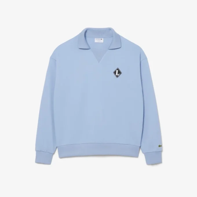 In Frankreich hergestelltes Sweatshirt mit Polokragen In Frankreich hergestelltes Sweatshirt mit Polokragen
