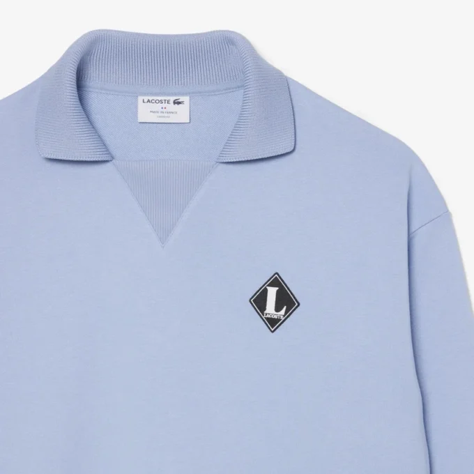 In Frankreich hergestelltes Sweatshirt mit Polokragen In Frankreich hergestelltes Sweatshirt mit Polokragen