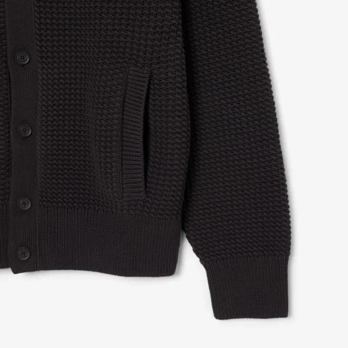 Jacke aus grobem Strick mit Struktur Jacke aus grobem Strick mit Struktur