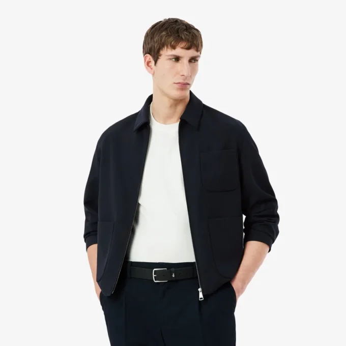 Jacke aus Wollmisch-Twill Jacke aus Wollmisch-Twill