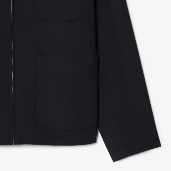 Jacke aus Wollmisch-Twill Jacke aus Wollmisch-Twill