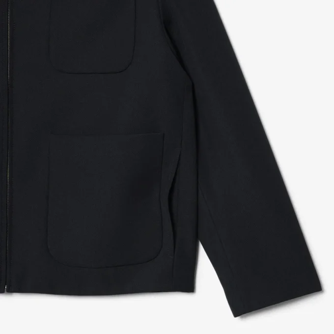 Jacke aus Wollmisch-Twill Jacke aus Wollmisch-Twill