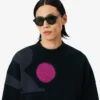 Jacquard-Pullover mit Laufsteg-Motiv Jacquard-Pullover mit Laufsteg-Motiv