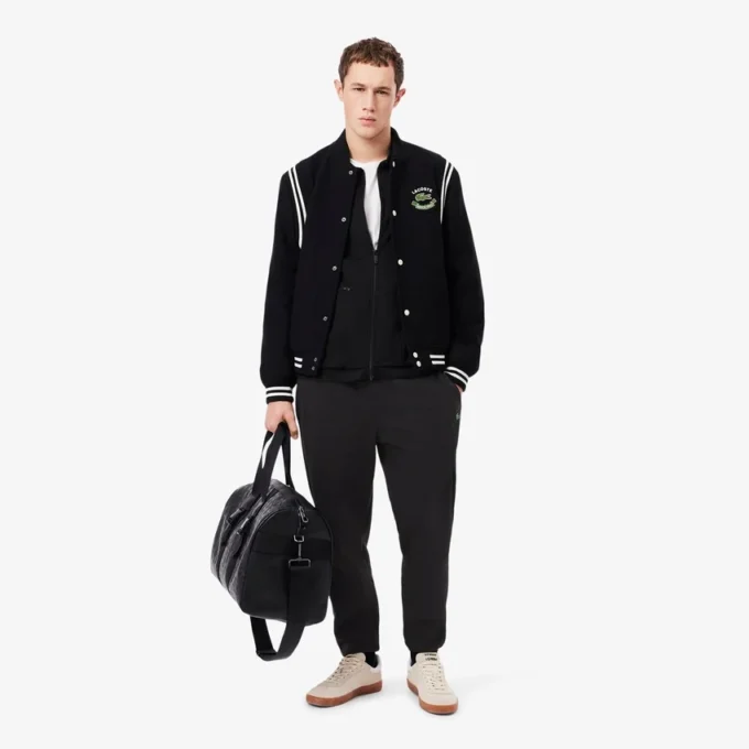 Jersey-Jogginghose mit konischem Bein Jersey-Jogginghose mit konischem Bein