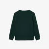 Jungen-Sweatshirt aus Fleece mit Logo-Streifen Jungen-Sweatshirt aus Fleece mit Logo-Streifen