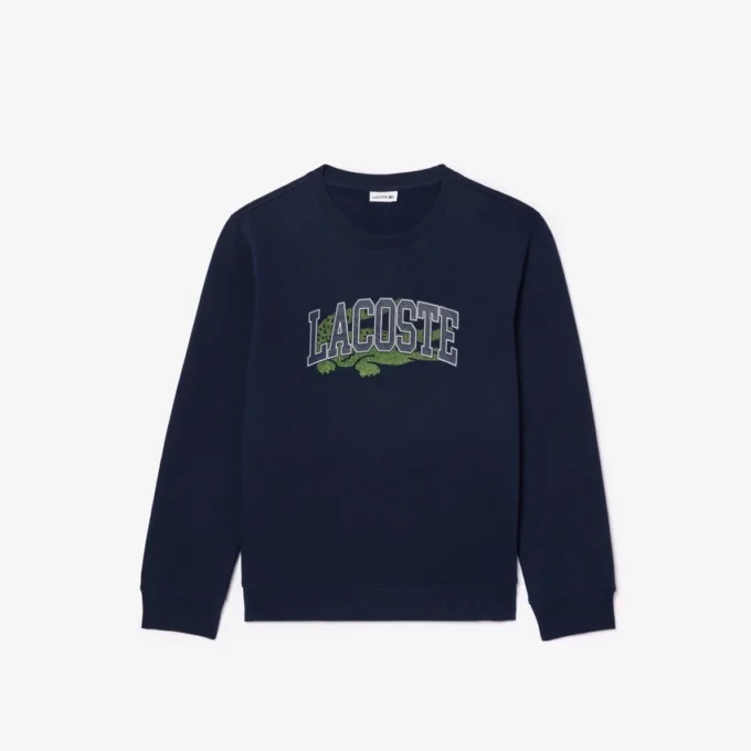 Kinder-Fleece-Sweatshirt mit Krokodil-Print Kinder-Fleece-Sweatshirt mit Krokodil-Print