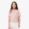 Kinder-Piqué-Poloshirt mit Falten am Rücken Kinder-Piqué-Poloshirt mit Falten am Rücken