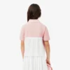Kinder-Piqué-Poloshirt mit Falten am Rücken Kinder-Piqué-Poloshirt mit Falten am Rücken