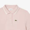 Kinder-Piqué-Poloshirt mit Falten am Rücken Kinder-Piqué-Poloshirt mit Falten am Rücken