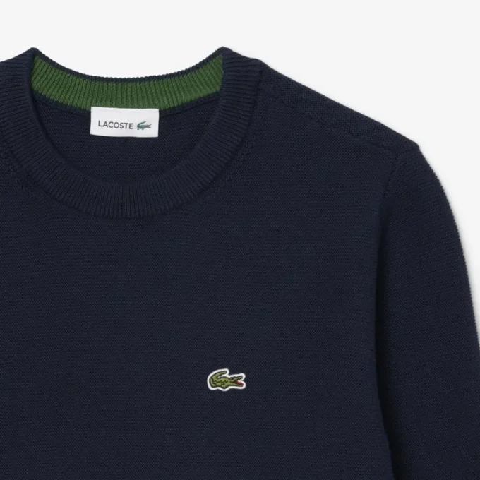 Kinder-Pullover aus Baumwolle mit Rundhalsausschnitt Kinder-Pullover aus Baumwolle mit Rundhalsausschnitt