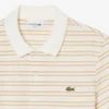 Klassisch geschnittenes gestreiftes Petit Piqué-Poloshirt