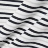 Klassisch geschnittenes gestreiftes Petit Piqué-Poloshirt