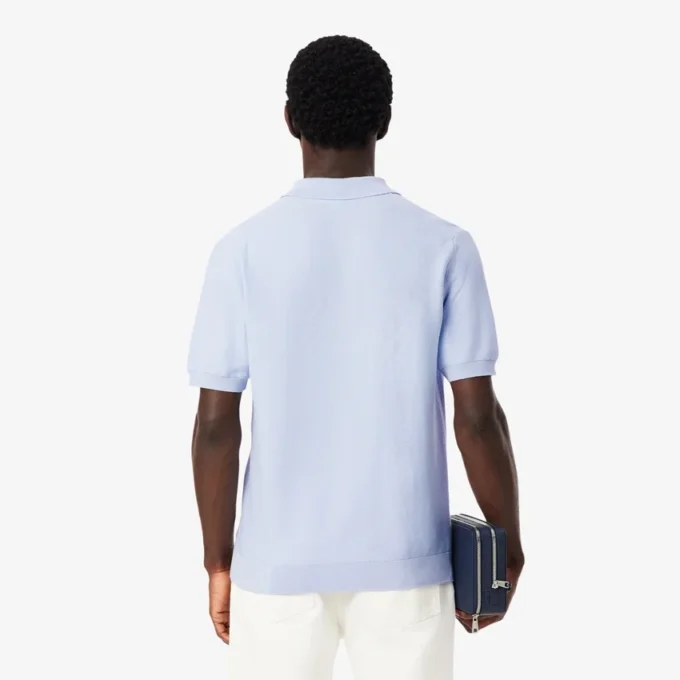 Klassisch geschnittenes Strick-Poloshirt Klassisch geschnittenes Strick-Poloshirt