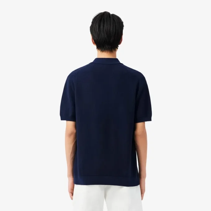Klassisch geschnittenes Strick-Poloshirt Klassisch geschnittenes Strick-Poloshirt