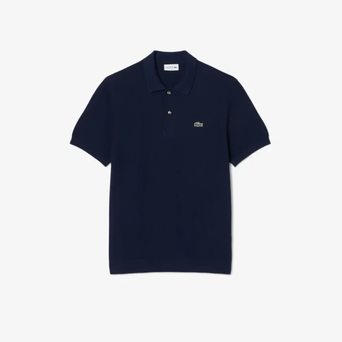 Klassisch geschnittenes Strick-Poloshirt Klassisch geschnittenes Strick-Poloshirt