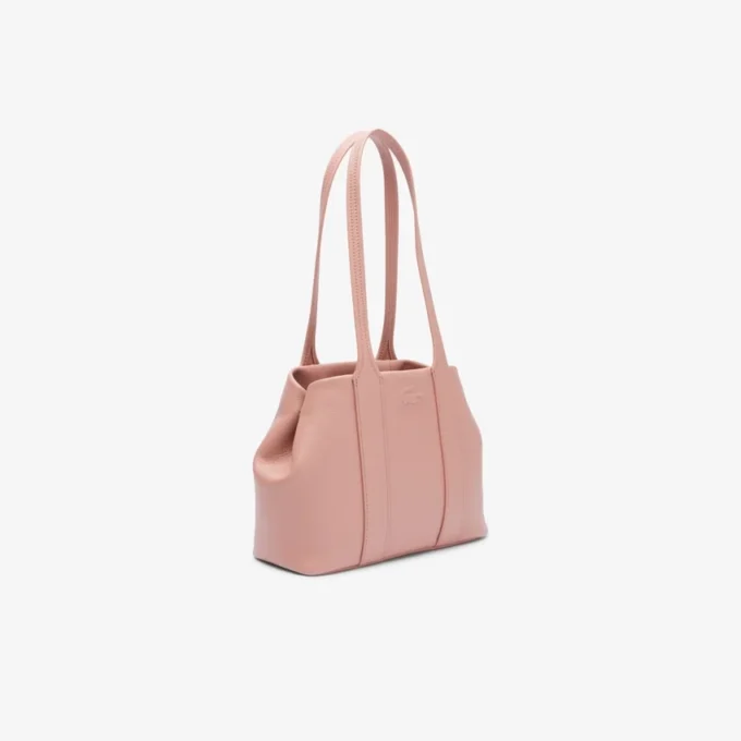 Kleine City Court-Tasche aus genarbtem Leder Kleine City Court-Tasche aus genarbtem Leder