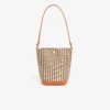Kleine Sommer-Raffia-Beuteltasche Kleine Sommer-Raffia-Beuteltasche