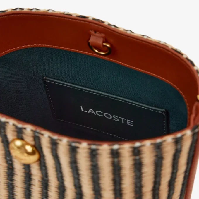 Kleine Sommer-Raffia-Beuteltasche Kleine Sommer-Raffia-Beuteltasche