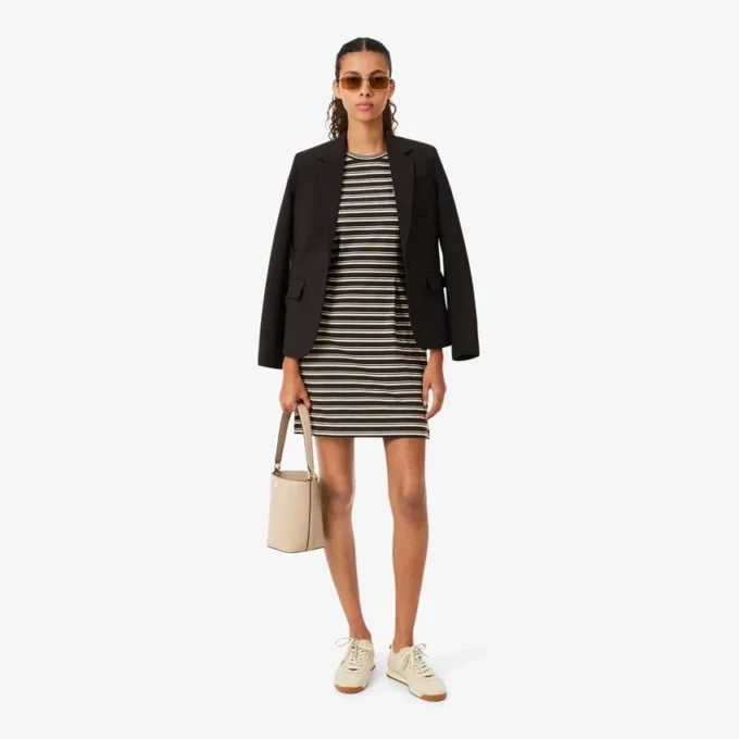 Kleine „Tennis Bliss“-Leder-Beuteltasche Kleine „Tennis Bliss“-Leder-Beuteltasche