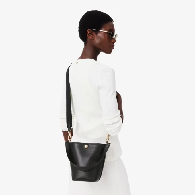 Kleine „Tennis Bliss“-Leder-Beuteltasche Kleine „Tennis Bliss“-Leder-Beuteltasche