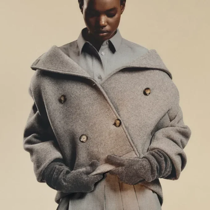 Kurzer Oversize-Peacoat aus The Blend für Damen Kurzer Oversize-Peacoat aus The Blend für Damen