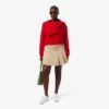 Kurzer Plisseerock aus Stretch-Baumwolle für Damen Kurzer Plisseerock aus Stretch-Baumwolle für Damen