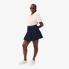 Kurzer Plisseerock aus Stretch-Baumwolle für Damen Kurzer Plisseerock aus Stretch-Baumwolle für Damen