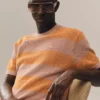 Kurzärmeliger Baumwollpullover Kurzärmeliger Baumwollpullover