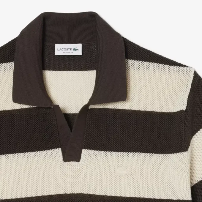 Kurzärmeliges, gestreiftes Poloshirt mit Polokragen Kurzärmeliges, gestreiftes Poloshirt mit Polokragen