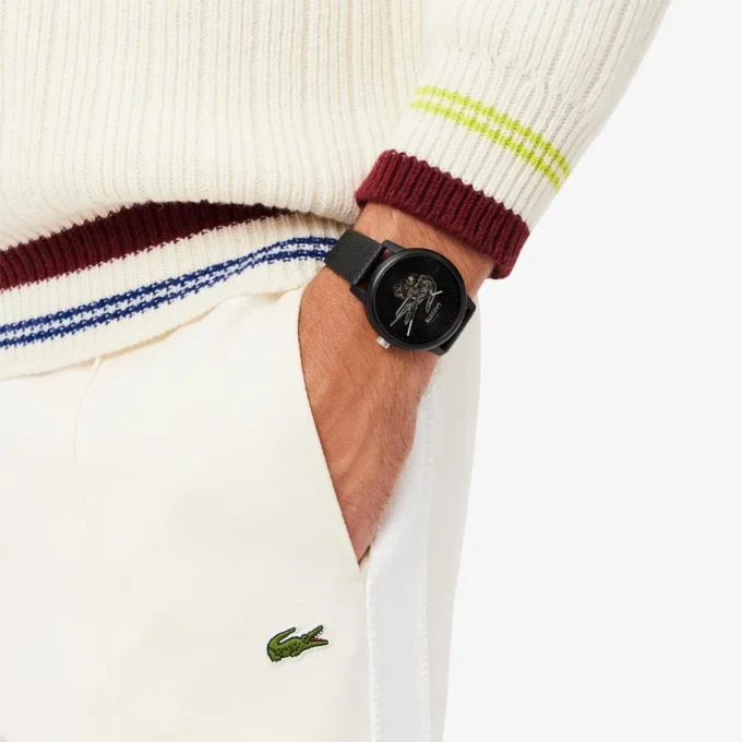 Lacoste.12.12 Automatikuhr aus Leder Lacoste.12.12 Automatikuhr aus Leder