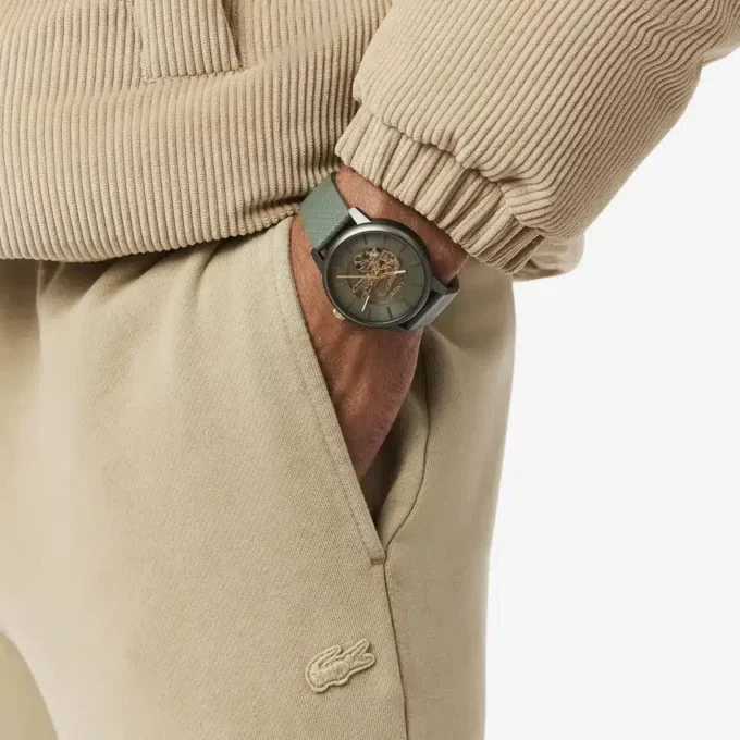 Lacoste.12.12 Automatikuhr aus Leder Lacoste.12.12 Automatikuhr aus Leder