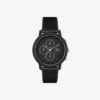 Lacoste.12.12 Chrono Uhr Schwarz & Nelkengold Silikon Lacoste.12.12 Chrono Uhr Schwarz & Nelkengold Silikon