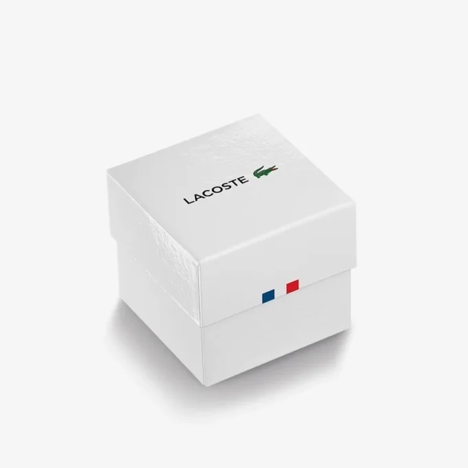 Lacoste.12.12 Chrono Uhr Schwarz & Nelkengold Silikon Lacoste.12.12 Chrono Uhr Schwarz & Nelkengold Silikon