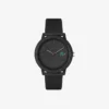 Lacoste.12.12 Uhr mit schwarzem Silikonarmband Lacoste.12.12 Uhr mit schwarzem Silikonarmband