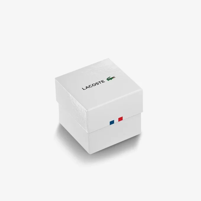 Lacoste.12.12 Uhr mit schwarzem Silikonarmband Lacoste.12.12 Uhr mit schwarzem Silikonarmband