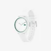 Lacoste.12.12 Uhr mit weißem Silikonarmband Lacoste.12.12 Uhr mit weißem Silikonarmband