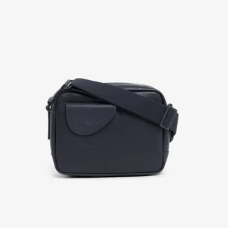 Lacoste Club Satchel aus genarbtem Leder