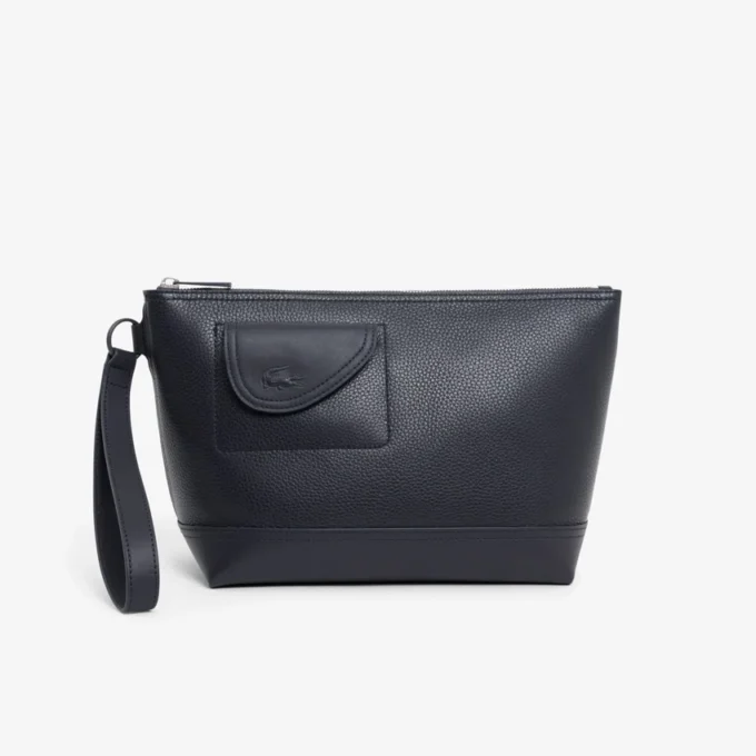 Lacoste Clutch aus genarbtem Leder Lacoste Clutch aus genarbtem Leder