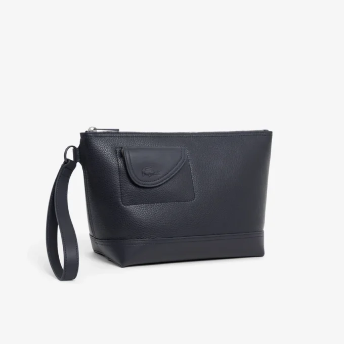Lacoste Clutch aus genarbtem Leder Lacoste Clutch aus genarbtem Leder