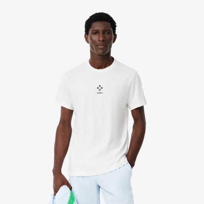 Lacoste Tennis X Daniil Medvedev Ultra Dry T-Shirt für Herren Lacoste Tennis X Daniil Medvedev Ultra Dry T-Shirt für Herren