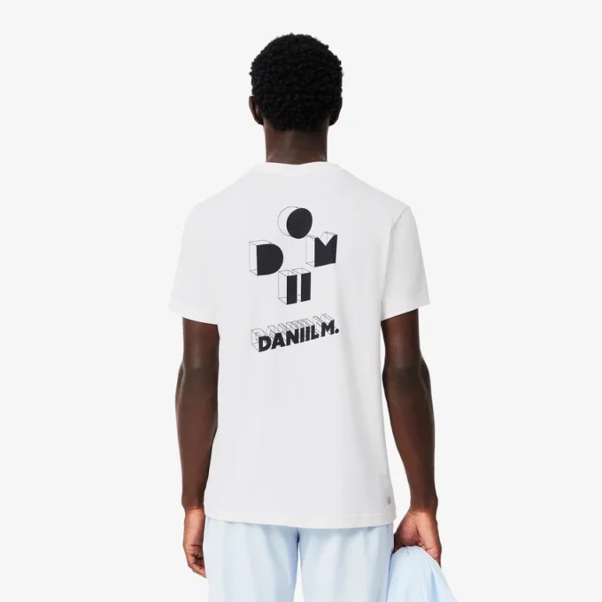 Lacoste Tennis X Daniil Medvedev Ultra Dry T-Shirt für Herren Lacoste Tennis X Daniil Medvedev Ultra Dry T-Shirt für Herren