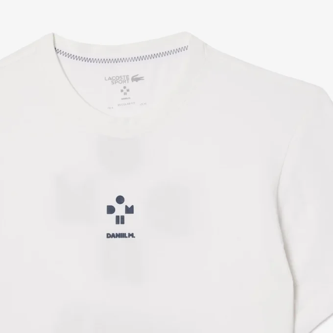 Lacoste Tennis X Daniil Medvedev Ultra Dry T-Shirt für Herren Lacoste Tennis X Daniil Medvedev Ultra Dry T-Shirt für Herren