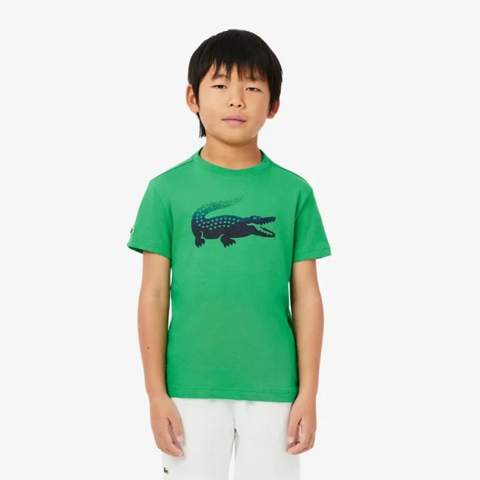 Lacoste X Daniil Medvedev Ultra Dry T-Shirt für Kinder Lacoste X Daniil Medvedev Ultra Dry T-Shirt für Kinder