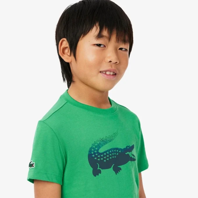Lacoste X Daniil Medvedev Ultra Dry T-Shirt für Kinder Lacoste X Daniil Medvedev Ultra Dry T-Shirt für Kinder
