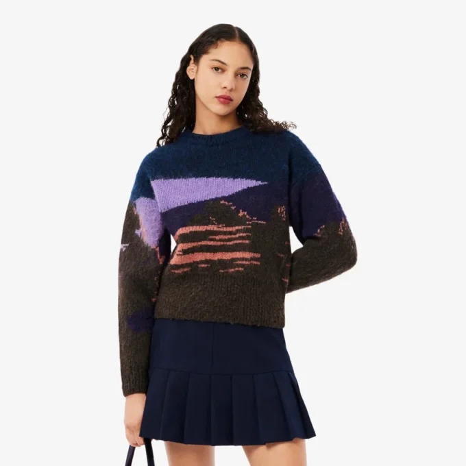 Landscape-Wollpullover für Damen Landscape-Wollpullover für Damen